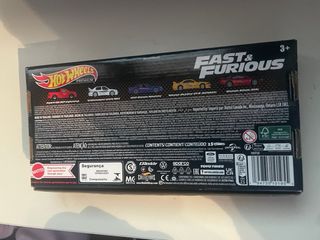 Set 5 Hot Wheels fast and furious