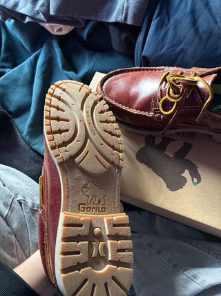 Naúticos de piel marrones