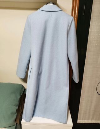 Abrigo Zara azul claro, da talla para M