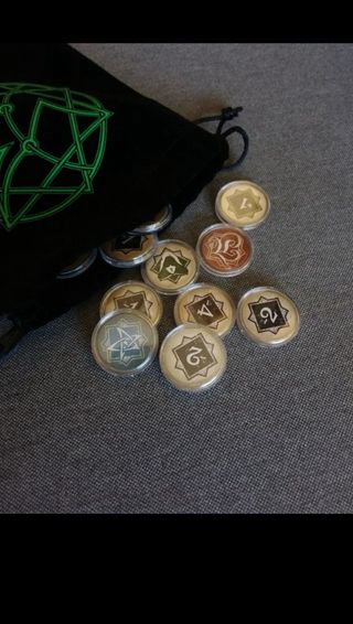 50 Cápsulas para tokens de juegos de mesa