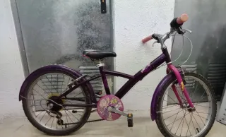 Bicicleta niña morada