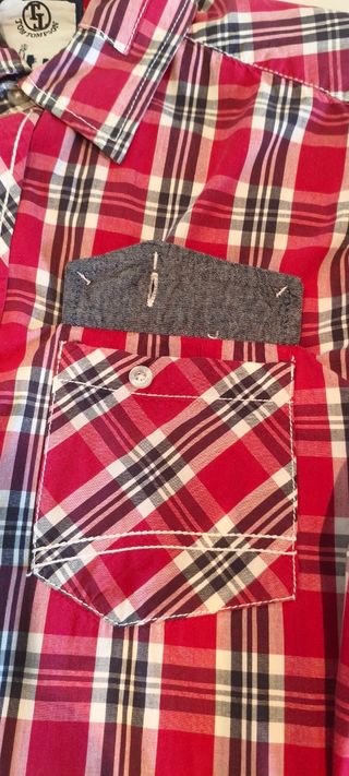 Camisa John Tucker cuadros M/L