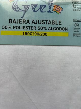 Sábana Bajera Ajustable Cama 150