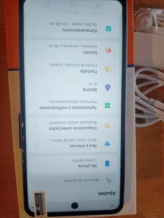 Teléfono Móvil verde