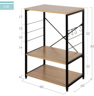 Mueble Auxiliar Cocina AKTIVE MAX Home