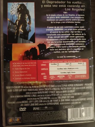 DVD Depredador 1 y 2 (Arnold Schwarzenegger)