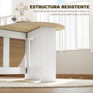 Mesa Cocina Plegable Alas Abatibles