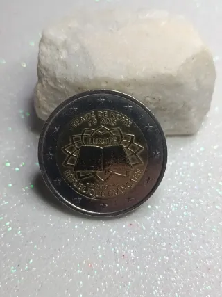 Moneda 2€ Conmemorativa Tratado de Roma FRANCIA