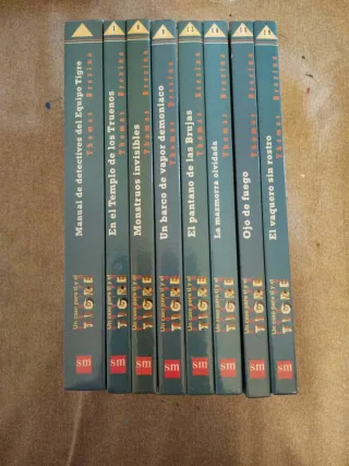 Colección de libros Detectives Equipo Tigre