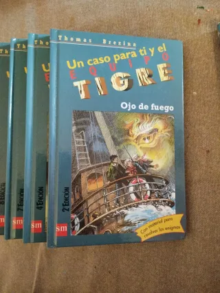 Colección de libros Detectives Equipo Tigre