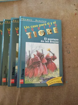 Colección de libros Detectives Equipo Tigre