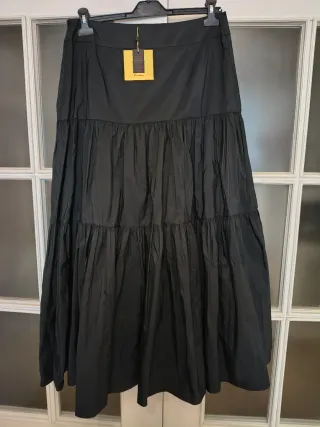 Falda tafetán fiesta El Corte Inglés talla M 40/42