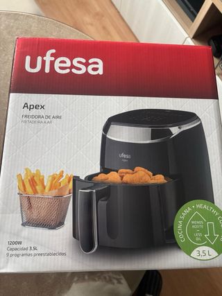 Freidora de Aire Ufesa Apex Negra