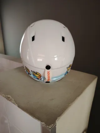 Casco de esquí infantil blanco