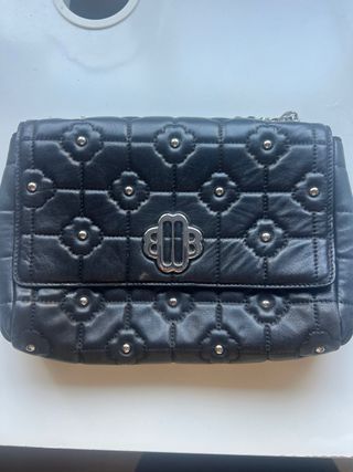 Bolso Maje negro acolchado