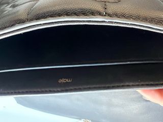 Bolso Maje negro acolchado