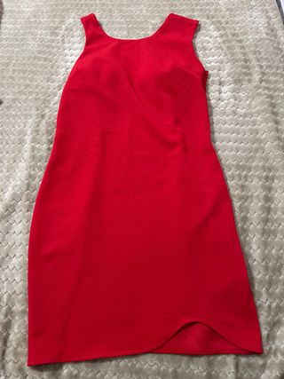 Vestido Zara Talla S Negro y Amarillo