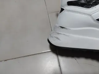 Zapatillas altas blancas con forro de pelo