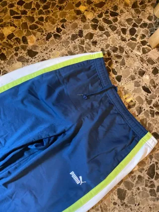 Pantalón de chándal Puma azul talla M