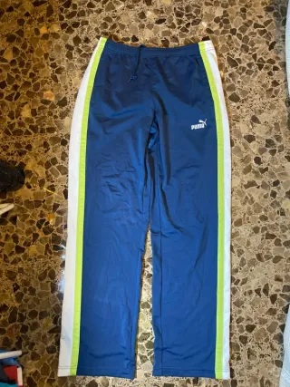 Pantalón de chándal Puma azul talla M