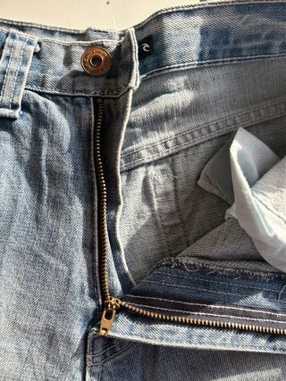 Jeans Rip Curl Vintage Denim Blu Logo Tasca