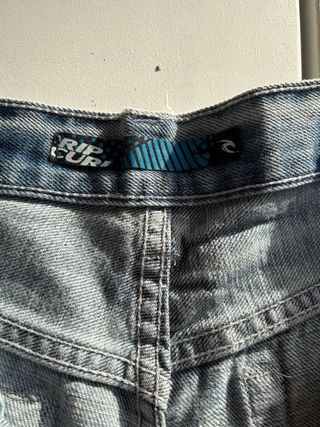 Jeans Rip Curl Vintage Denim Blu Logo Tasca
