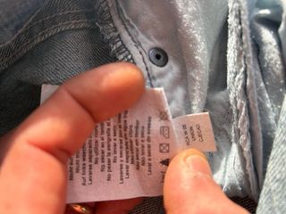 Jeans Rip Curl Vintage Denim Blu Logo Tasca