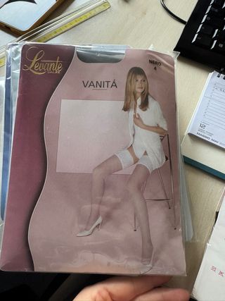 Autoreggenti Levante-Silca-Bombana Nero Taglia 4