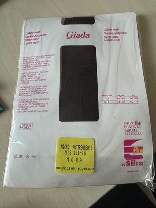 Autoreggenti Levante-Silca-Bombana Nero Taglia 4