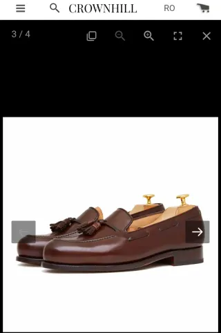 Zapatos CROWNHILL Goodyear Welted Marrones