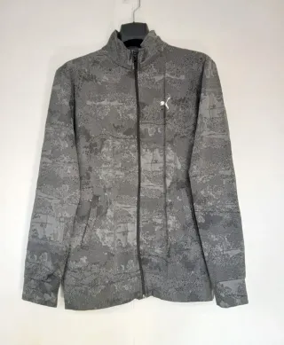 Puma Track Jacket Grey Camo - Chaqueta Puma Vintag