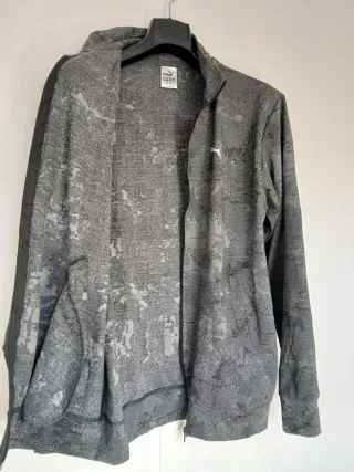 Puma Track Jacket Grey Camo - Chaqueta Puma Vintag