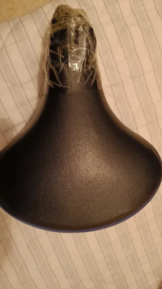 Sillín Bicicleta Paseo Azul con Muelles