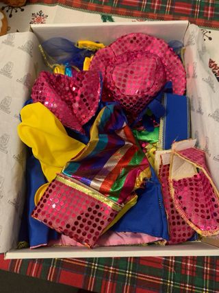 Vestito Carnevale Bambina Piccola Pagliaccia