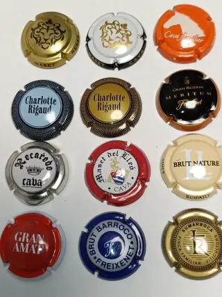 Chapas de cava colección varias marcas.