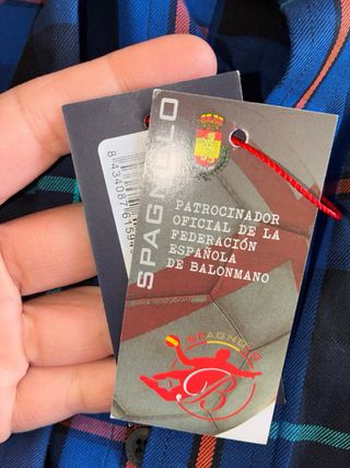 Camisa Spagnolo cuadros manga larga