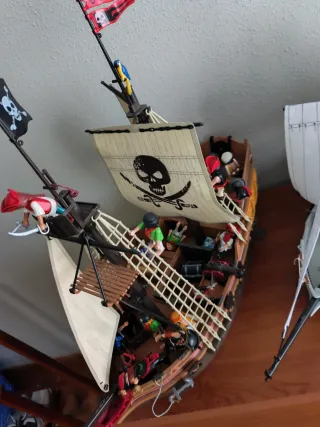 Lote 4 Barcos Piratas Playmobil