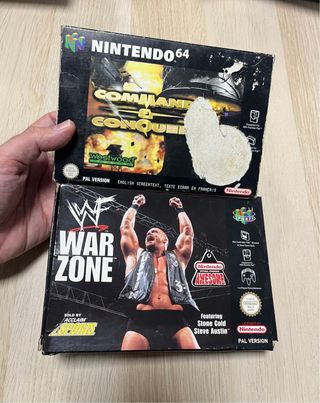 WWE Warzone & Command & Conquer N64