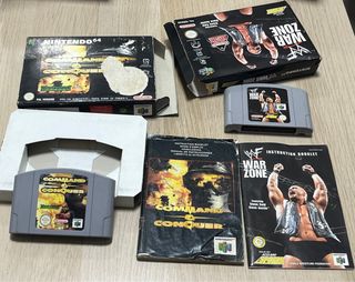 WWE Warzone & Command & Conquer N64