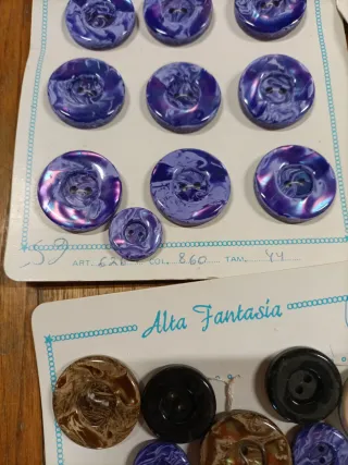 Lote botones vintage Alta Fantasia