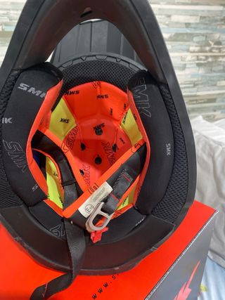 Casco de moto SMK Enduro Negro Certificado ECE