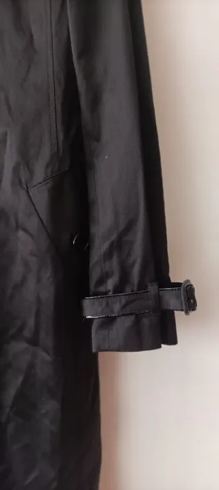 Gabardina Burberry Mujer Negra