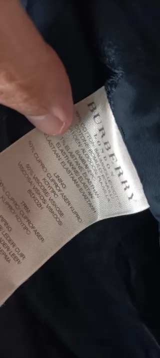 Gabardina Burberry Mujer Negra