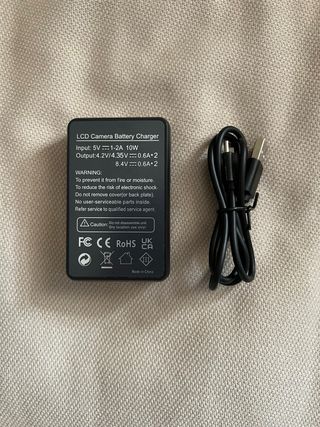 Caricatore USB doppio + 4 batterie GoPro AHDBT-301/3