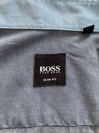 Camisa Hugo Boss Talla L Azul