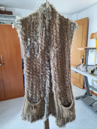 Chaleco de lana tejido