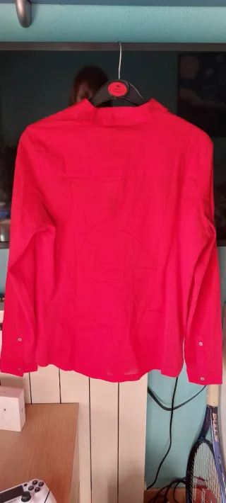 Camisa rosa fucsia talla 40 Mango