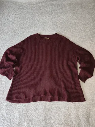 Jersey Pull and Bear Talla S Burdeos