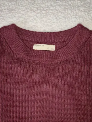 Jersey Pull and Bear Talla S Burdeos