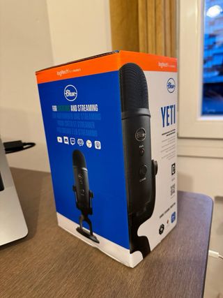Micrófono Logitech Blue Yeti Negro NUEVO